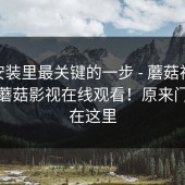 iOS 安装里最关键的一步 - 蘑菇视频下载｜蘑菇影视在线观看！原来门槛就在这里